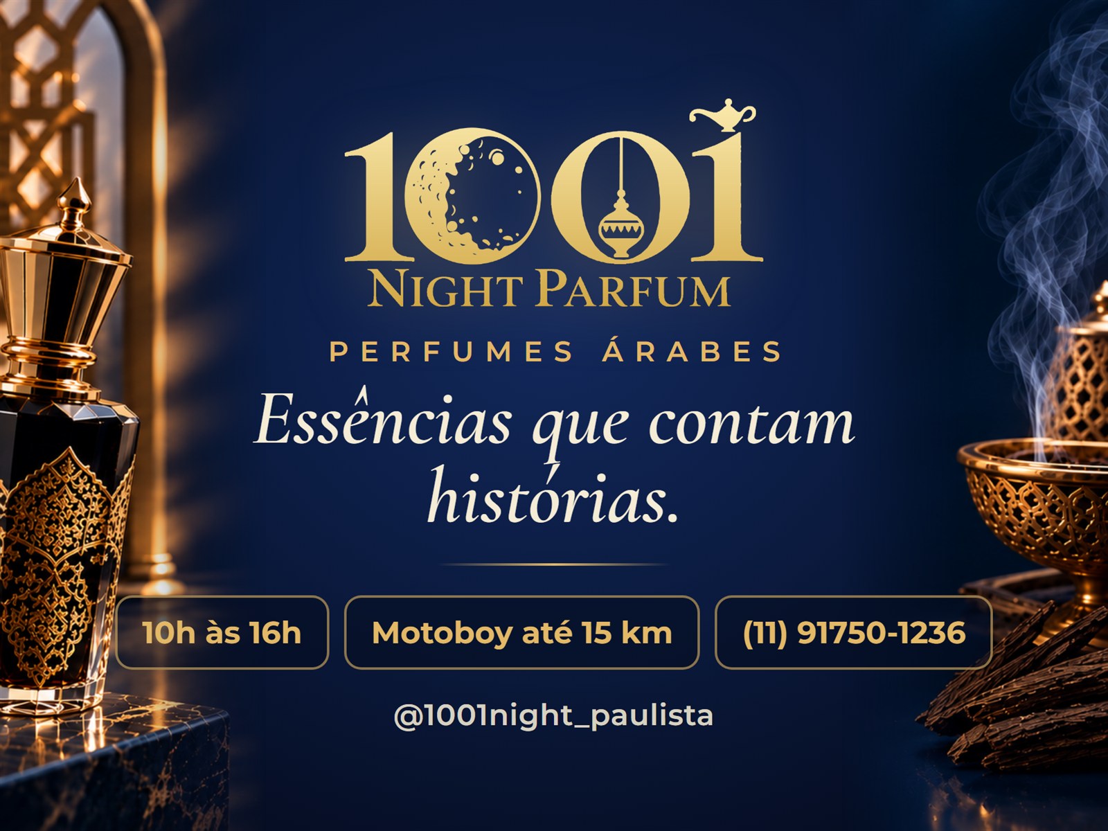 1001 Night Parfum: perfumes árabes. Essências que contam histórias.