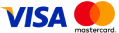 Cartões aceitos: Visa e Mastercard